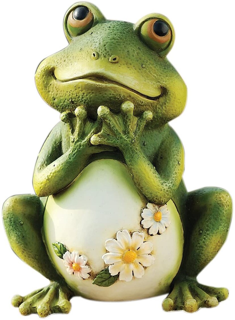 Roman Joseph Studio Tall Frog Sitting Up Garden Statue #65904 Free Shipping